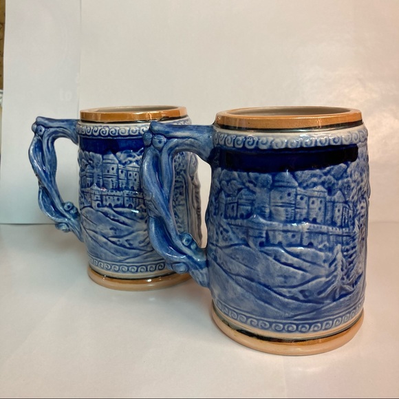 Vintage Niagara Falls Ontario Canada Souvenir Beer Mugs x2 beautiful display pcs - Picture 7 of 7
